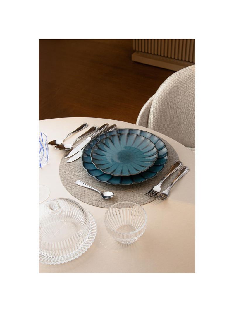 12 Garfos Wolff Croisé de Aço Inox para Sobremesa