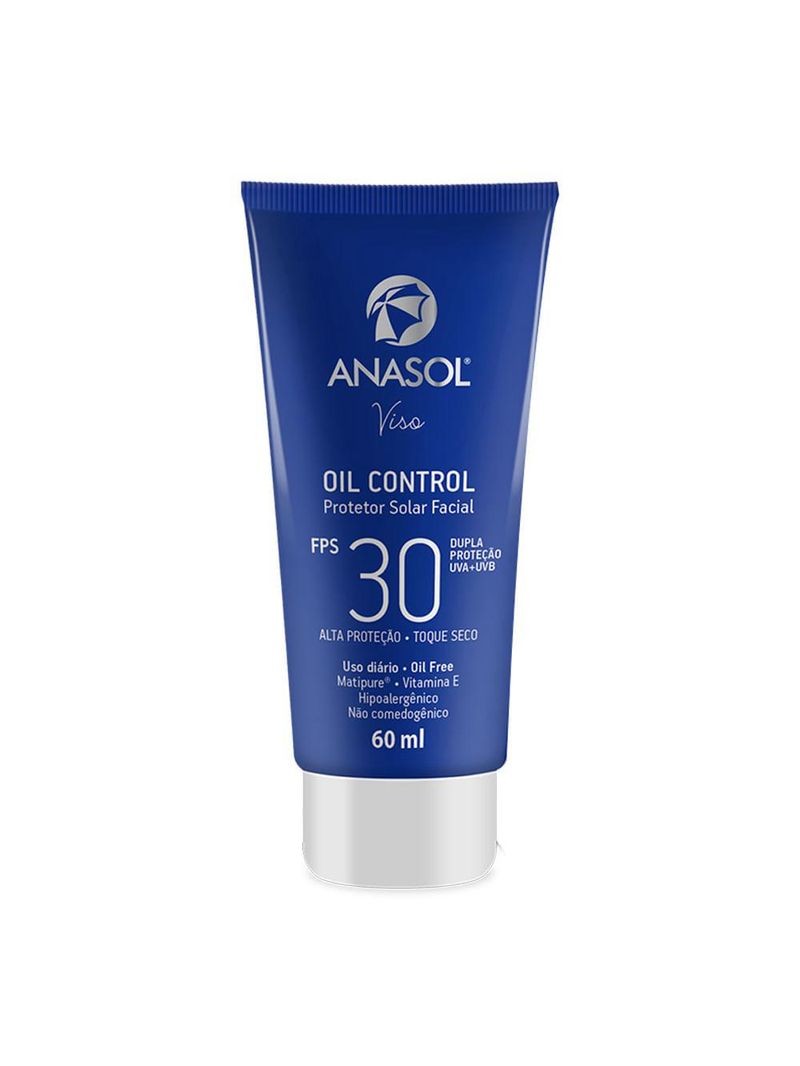 Protetor solar facial anasol - viso oil control fps30