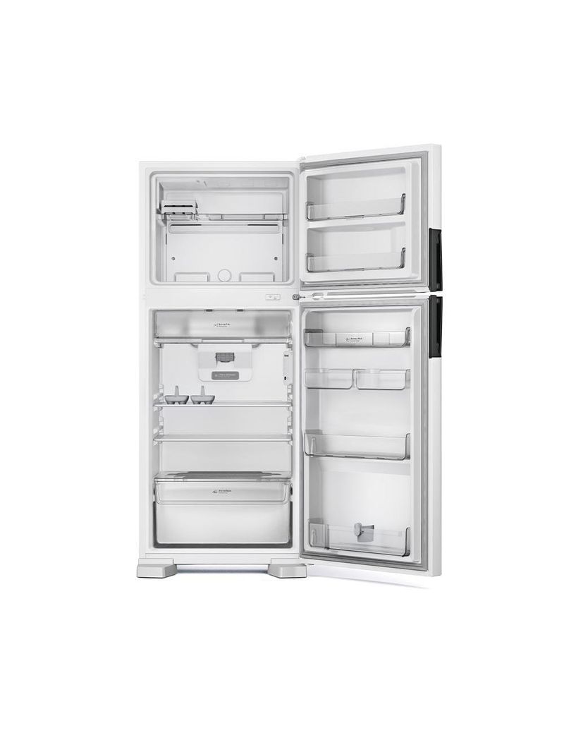 Geladeira consul frost free crm50lb duplex branca com função turbo, iluminação em led e filtro antiodor 410 litros