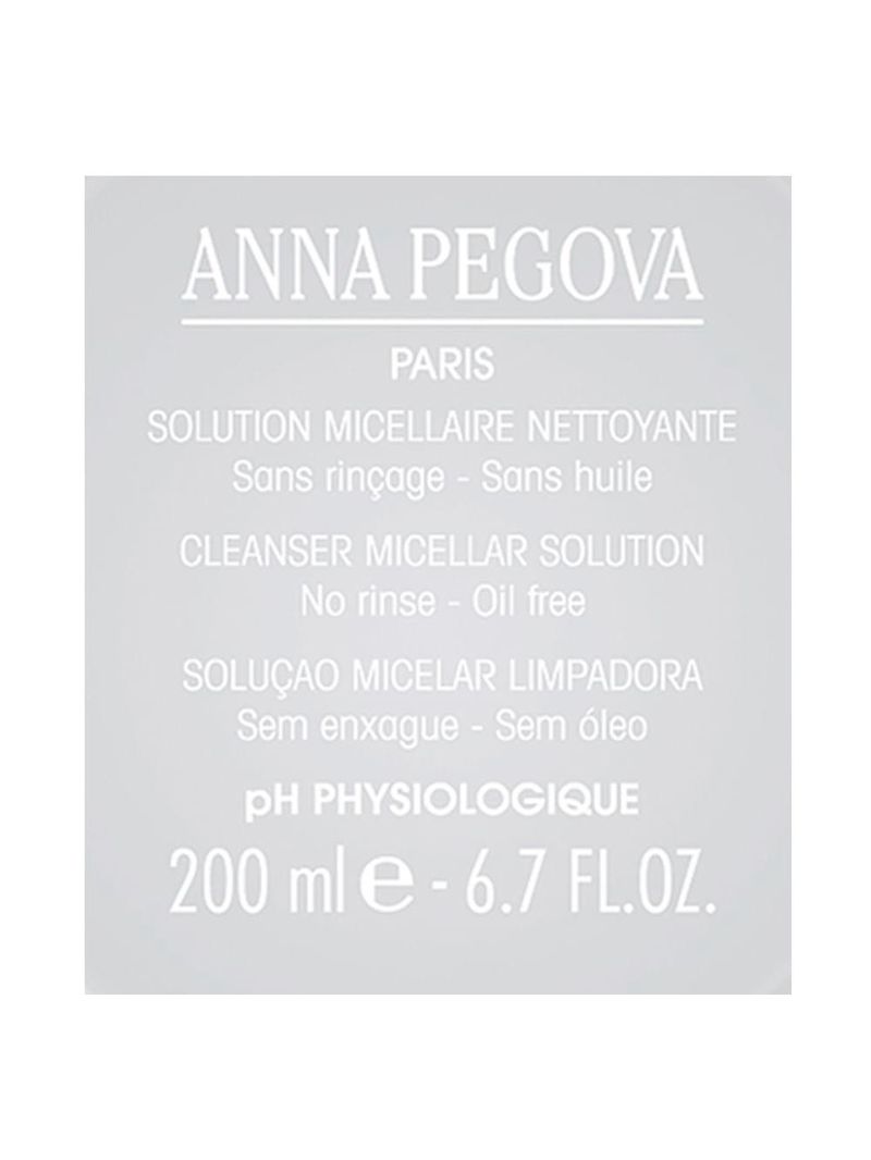 Solução limpadora micelar anna pegova - nettoyante micellaire