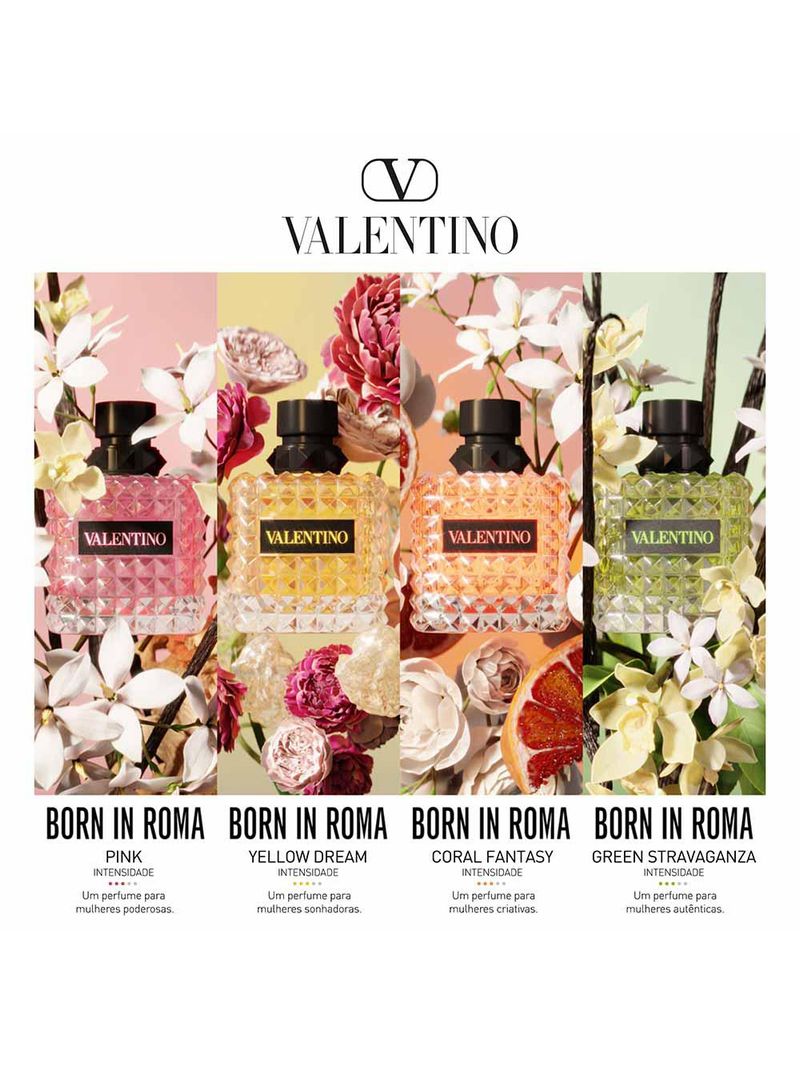 Perfume green valentino born in roma donna eau de parfum feminino