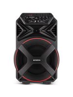 Caixa amplificada mondial connect party plus cm-250 com bluetooth, usb e rádio fm - 250w