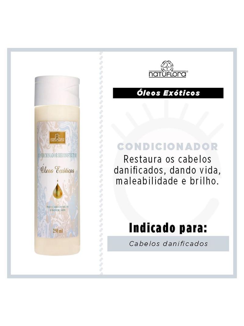 Natuflora Óleos exóticos - condicionador reconstrutor