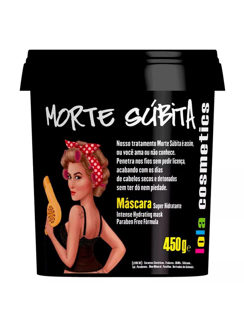 Lola cosmetics morte súbita kit - shampoo + máscara