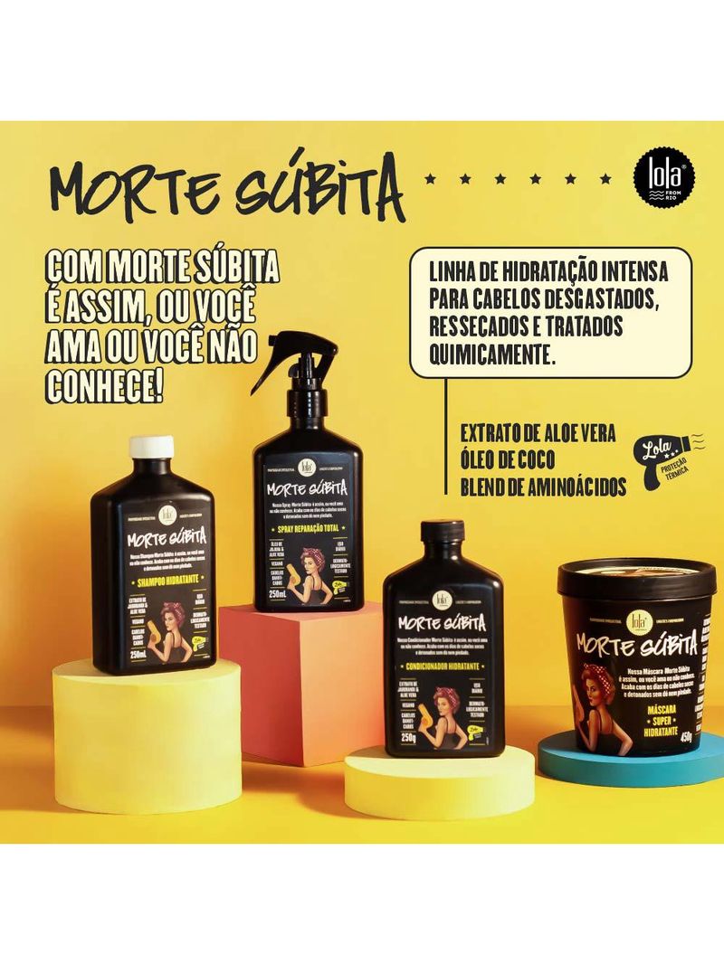 Lola cosmetics morte súbita kit - shampoo + máscara