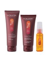 Lowell hide sun kit -  shampoo + condicionador + fluído