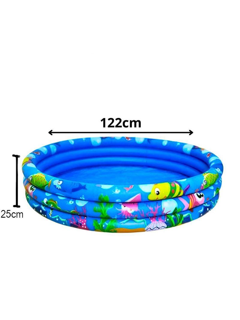 Piscina Inflável Redonda Animais Marinhos Infantil 180 litros