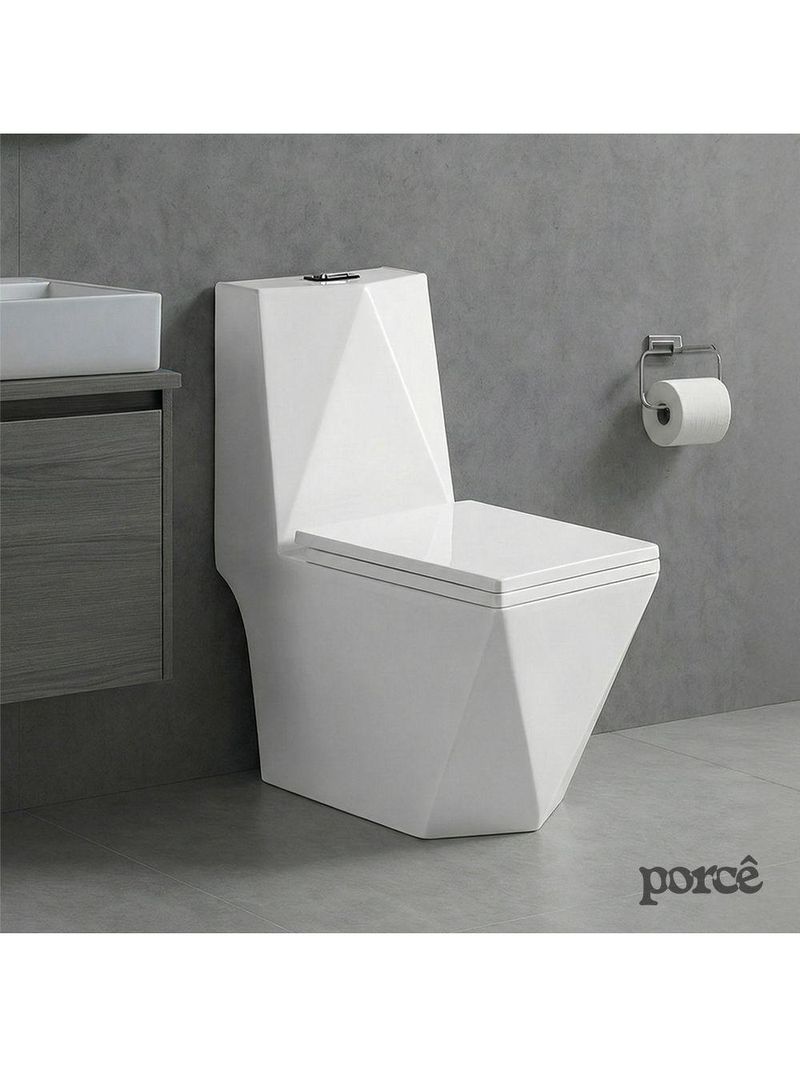 Vaso Sanitário Monobloco Porcê Supremus Branco (PVS53MBSFA-BR)