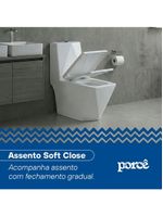 Vaso Sanitário Monobloco Porcê Supremus Branco (PVS53MBSFA-BR)