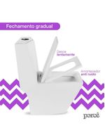 Vaso Sanitário Monobloco Porcê Supremus Branco (PVS53MBSFA-BR)