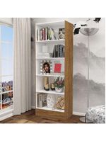 Estante Clarice 180cm Em Mdp Carioca Móveis Cinamomo