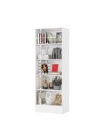 Estante Clarice 180cm Em Mdp Carioca Móveis Branco