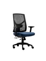 Cadeira de Escritório Pluri Diretor Azul Marinho Preto Syncron Roal