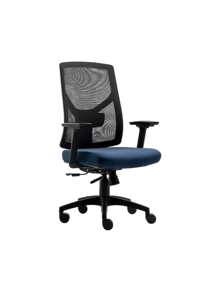 Cadeira de Escritório Pluri Diretor Azul Marinho Preto Syncron Roal