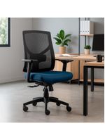 Cadeira de Escritório Pluri Diretor Azul Marinho Preto Syncron Roal