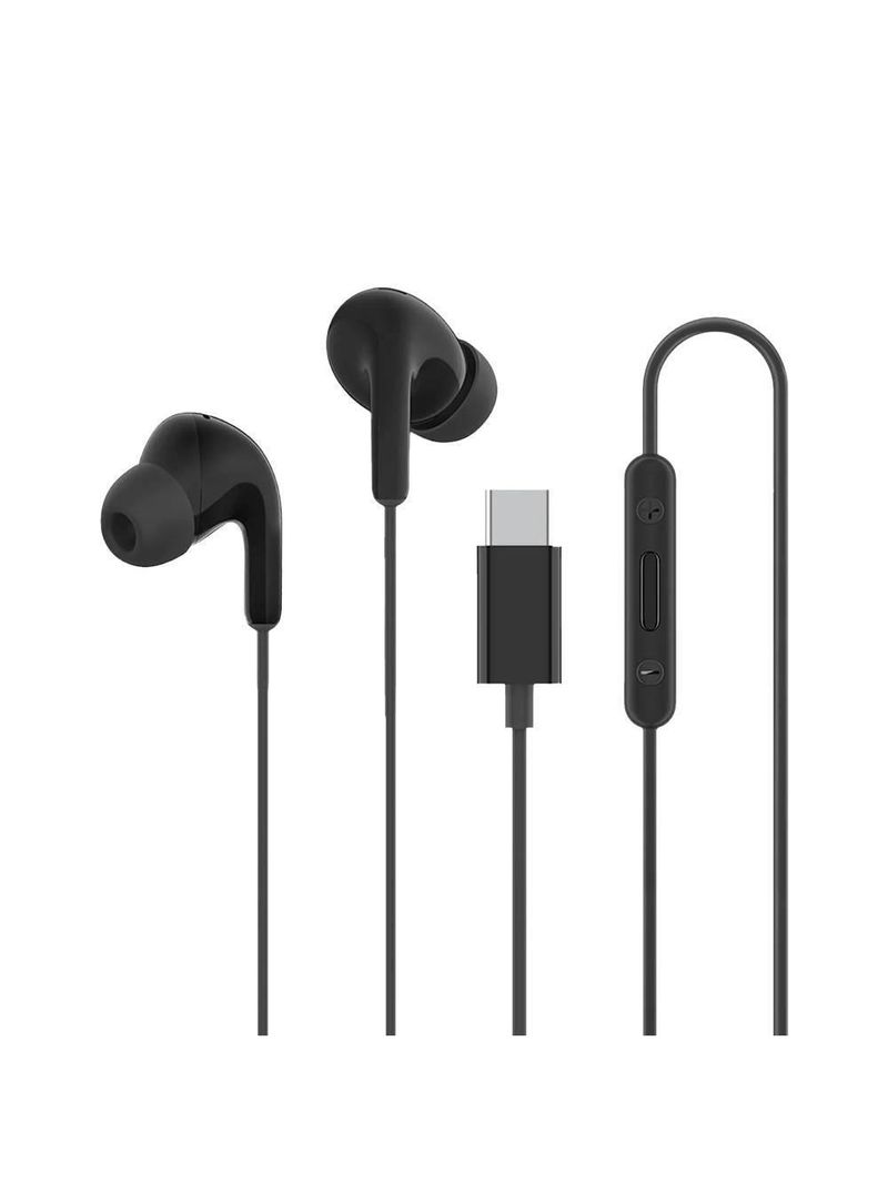 Fone De Ouvido Com Fio Usb Tipo-C Xiaomi Preto