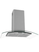 Coifa Ilha Nardelli CIVC Vidro Curvo 90 cm Inox 220V