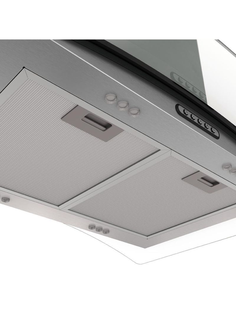 Coifa Ilha Nardelli CIVC Vidro Curvo 90 cm Inox 220V