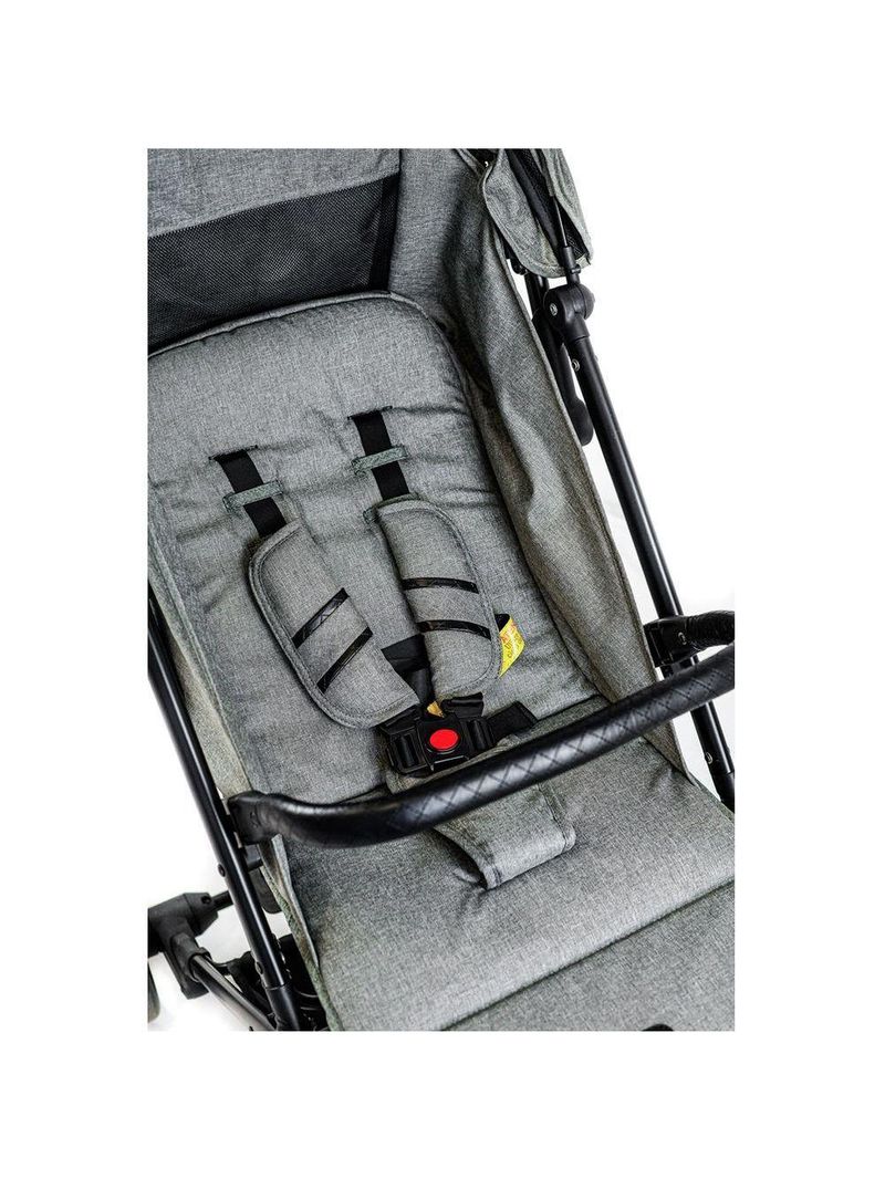 Carrinho De Bebê Galzerano Kira 1485 Cinza