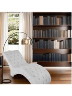 Recamier Divã Espreguiçadeira Para Sala Cliníca Aline Suede Branco