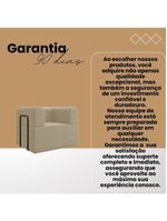 Poltrona Decorativa Berlim Modular Sala Linho Para Sala linho Cinza