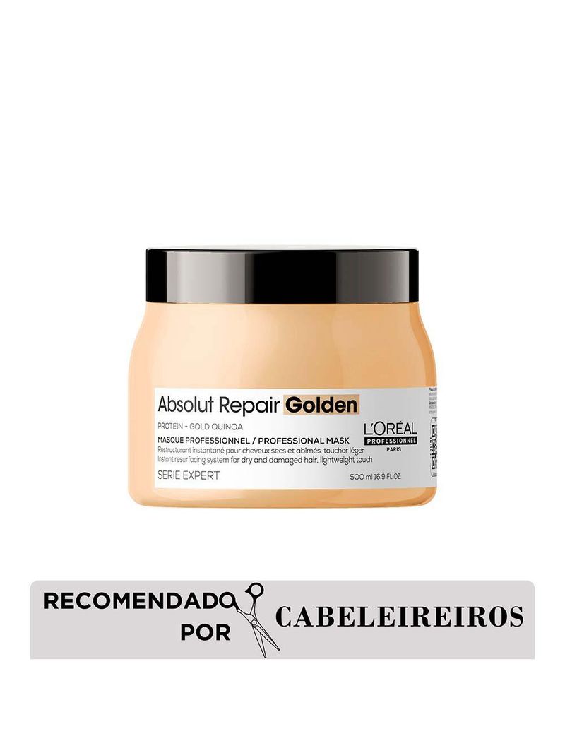 L'oréal professionnel absolut repair gold quinoa + protein - máscara light de tratamento