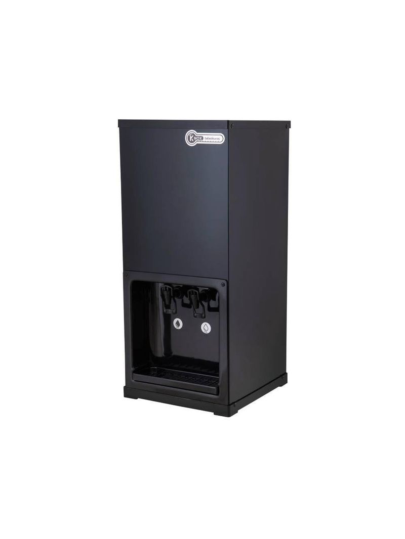 Bebedouro Industrial Mesa Knox 25L 1 Torneira Gelada 1 Torneira Natural Black 127V (KX02B-C NG 2T BK)