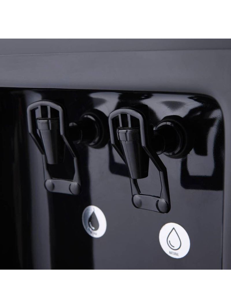 Bebedouro Industrial Mesa Knox 25L 1 Torneira Gelada 1 Torneira Natural Black 127V (KX02B-C NG 2T BK)