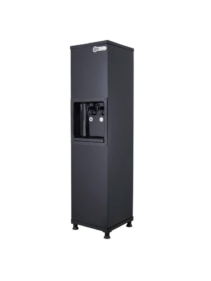 Bebedouro Industrial Coluna Knox 25L 2 Torneiras Geladas Black 220V (KX02-D 2T BK)
