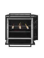 Churrasqueira a Gás de Bancada Fischer Ranch Grill 03 Espetos Preta Bivolt (36160-101656)