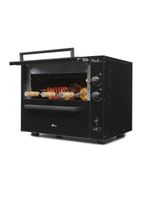 Churrasqueira a Gás de Bancada Fischer Ranch Grill 03 Espetos Preta Bivolt (36160-101656)