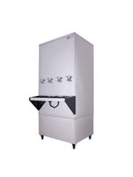 Bebedouro Industrial Coluna Knox 200L 4 Torneiras Geladas Inox 220V (KX20-D 4T)