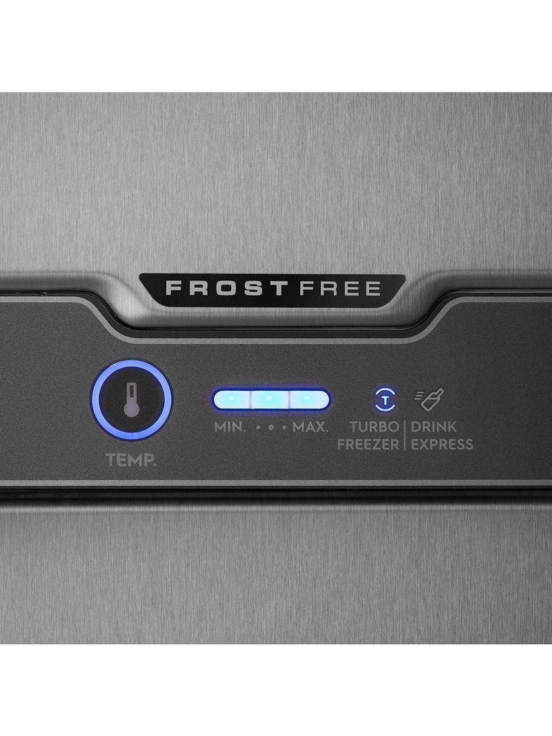 Geladeira Electrolux Dfx41 Frost Free Duplex 371Lts Inox