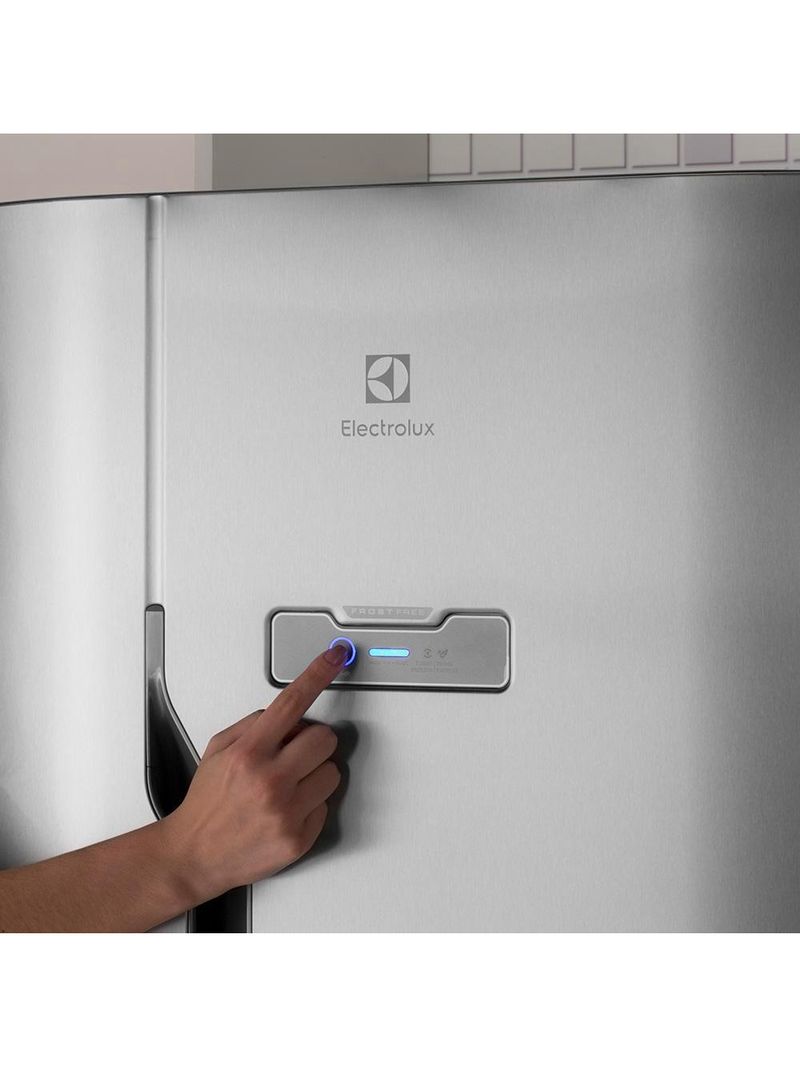 Geladeira Electrolux Dfx41 Frost Free Duplex 371Lts Inox