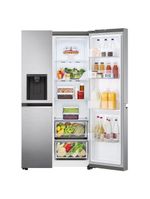 Geladeira Smart LG Side By Side Uvnano 611L Inverter GC-L257SLP Aço Escovado 110V