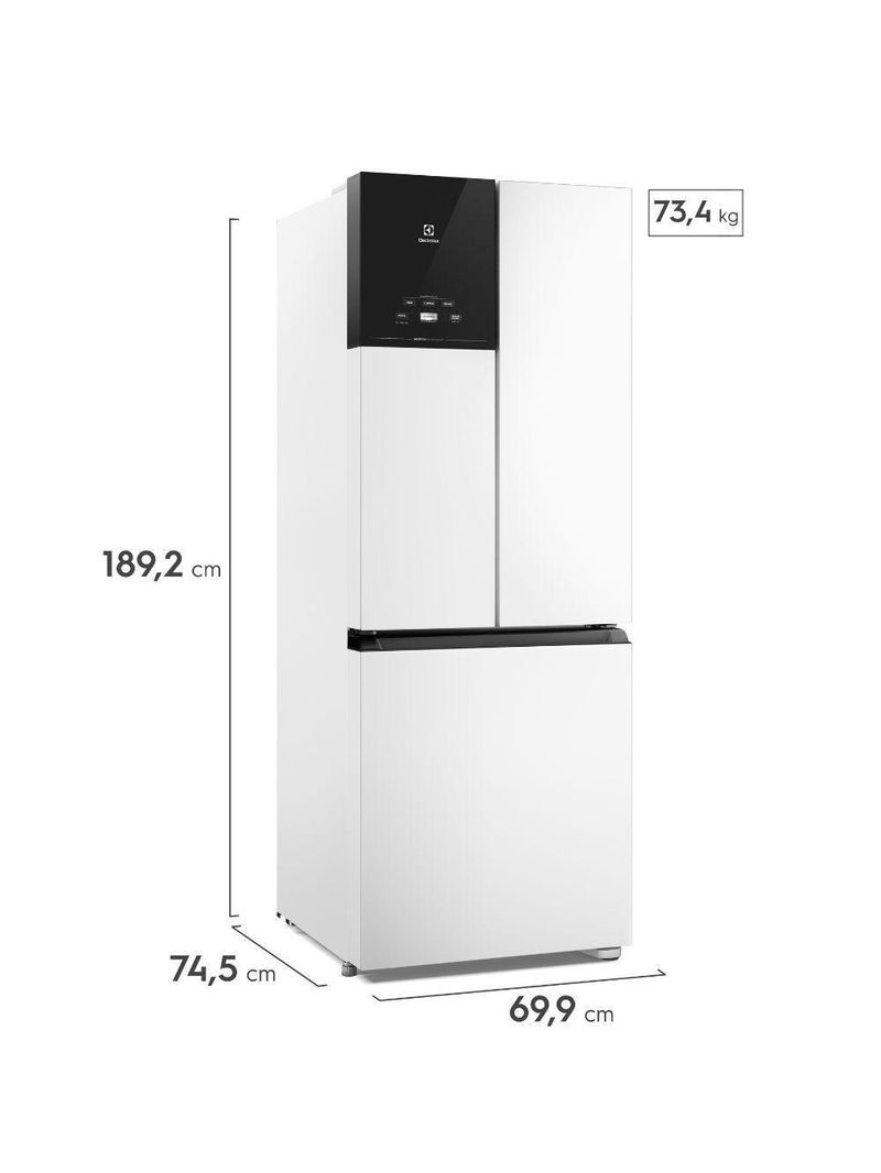 Geladeira Electrolux Frost Free Inverter 3 Portas 480L IM7 Branca 110V