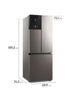 Refrigerador Electrolux IM7S 480L Inox 110V