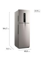 Geladeira Electrolux Frost Free Duplex 410L IF46S Inox Look 110V