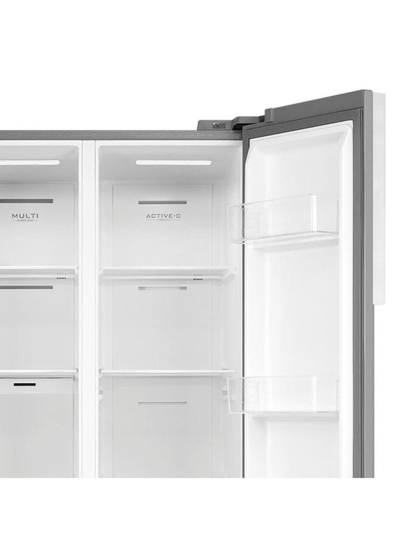 Geladeira Midea Side By Side Inverter 442L MDRS598FGA04 Inox By Side 110V