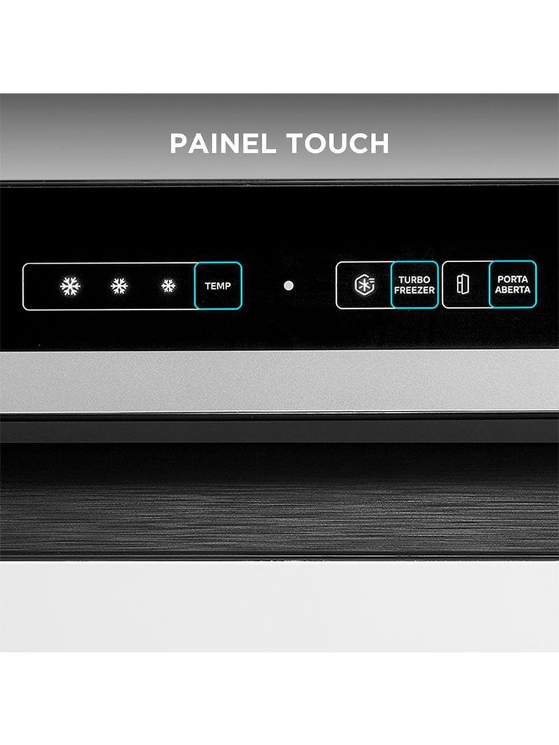 Geladeira Frost Free Duplex 394L Inverter Midea MDRT533EVD012 220V