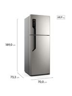 Refrigerador Electrolux TF71S Efficient 480 Litros Inox 110V