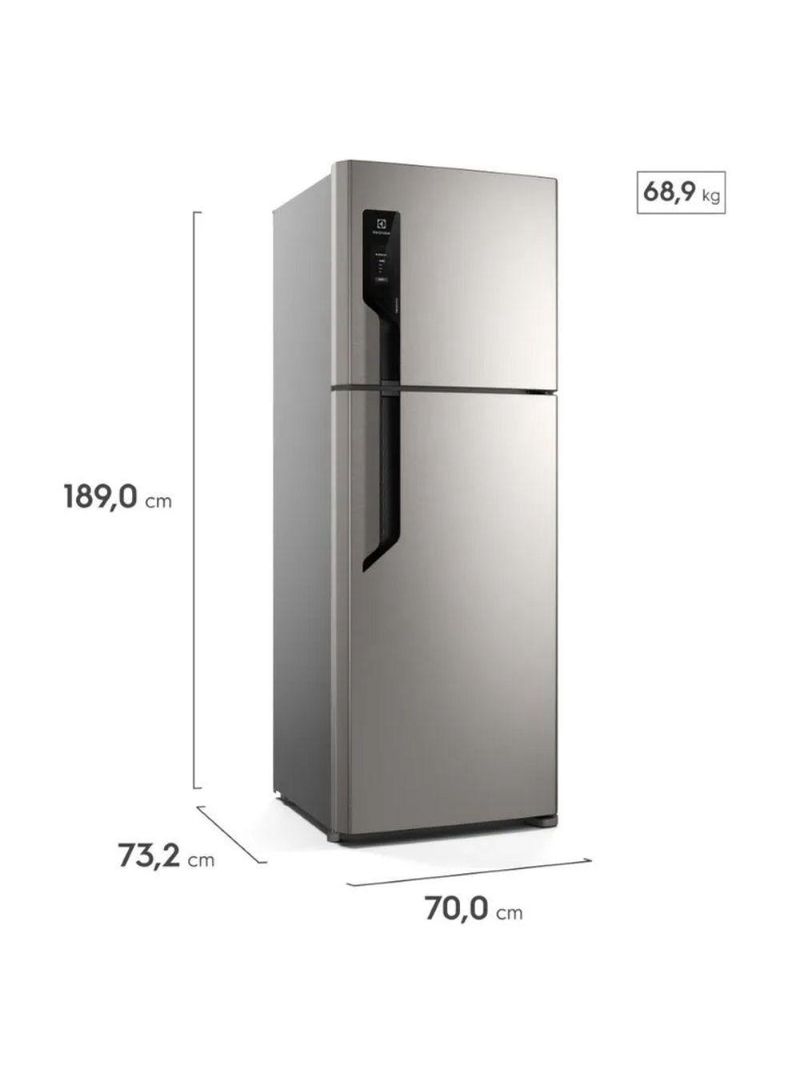 Refrigerador Electrolux TF71S Efficient 480 Litros Inox 110V