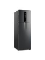Geladeira Electrolux Frost Free Duplex Inverter IF43B 390L Black Inox Look Preto 110V