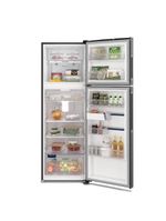 Geladeira Electrolux Frost Free Duplex Inverter IF43B 390L Black Inox Look Preto 110V