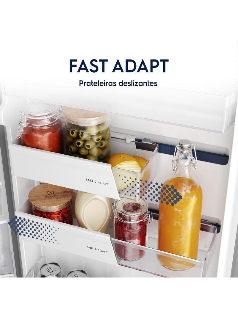 Geladeira Electrolux Frost Free Duplex Inverter IF43B 390L Black Inox Look Preto 110V