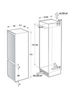 Refrigerador de Embutir Gorenje Bottom Freezer 269L NRKI5182A2 220V