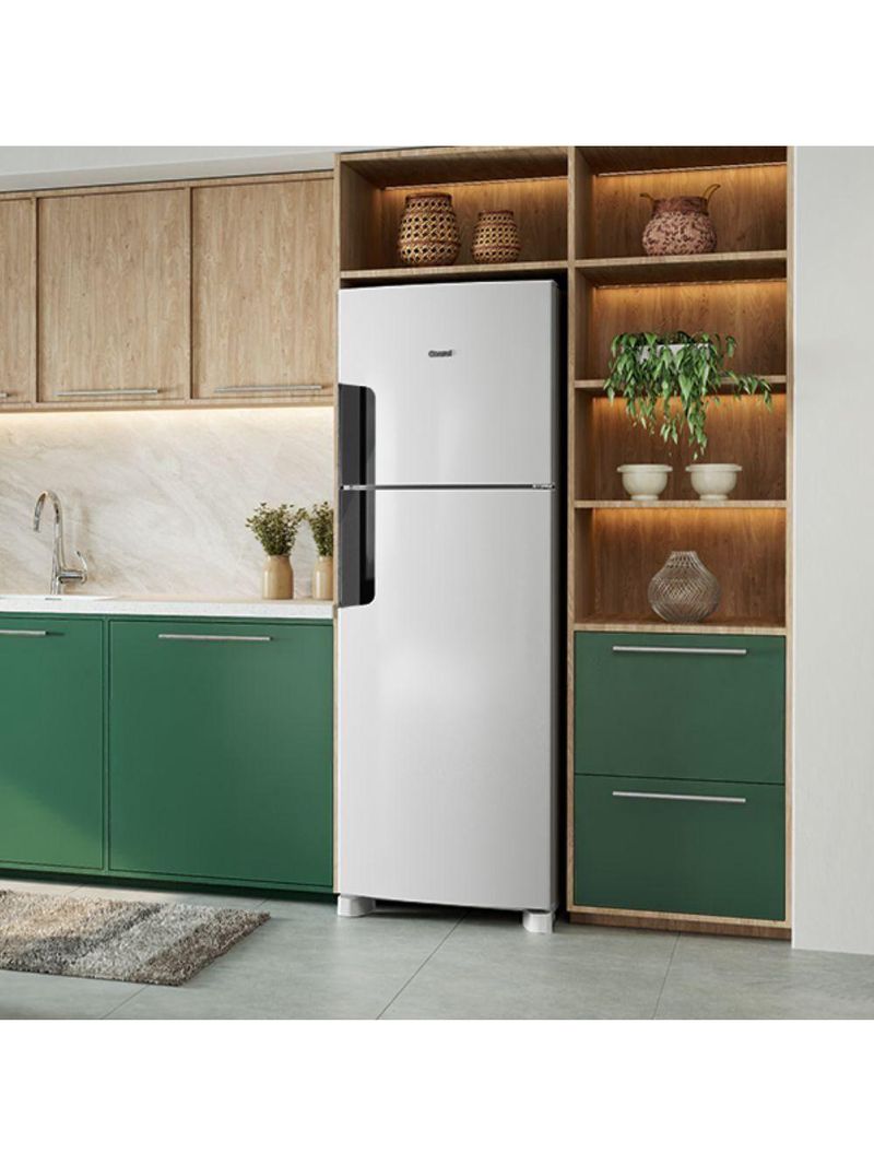 Geladeira Consul Frost Free Duplex Inverter 377L CRM44MB Branca 110V