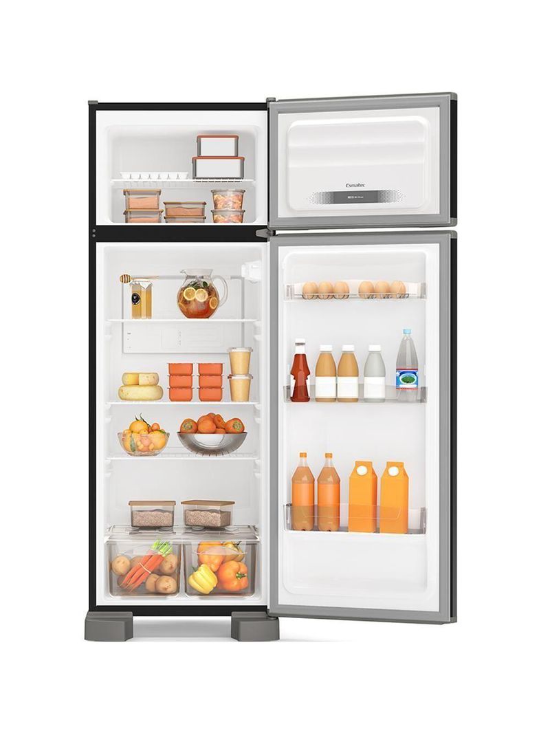 Geladeira Esmaltec 306L Degelo Manual E Compressor Inverter RCD38 PRO Preta 110V