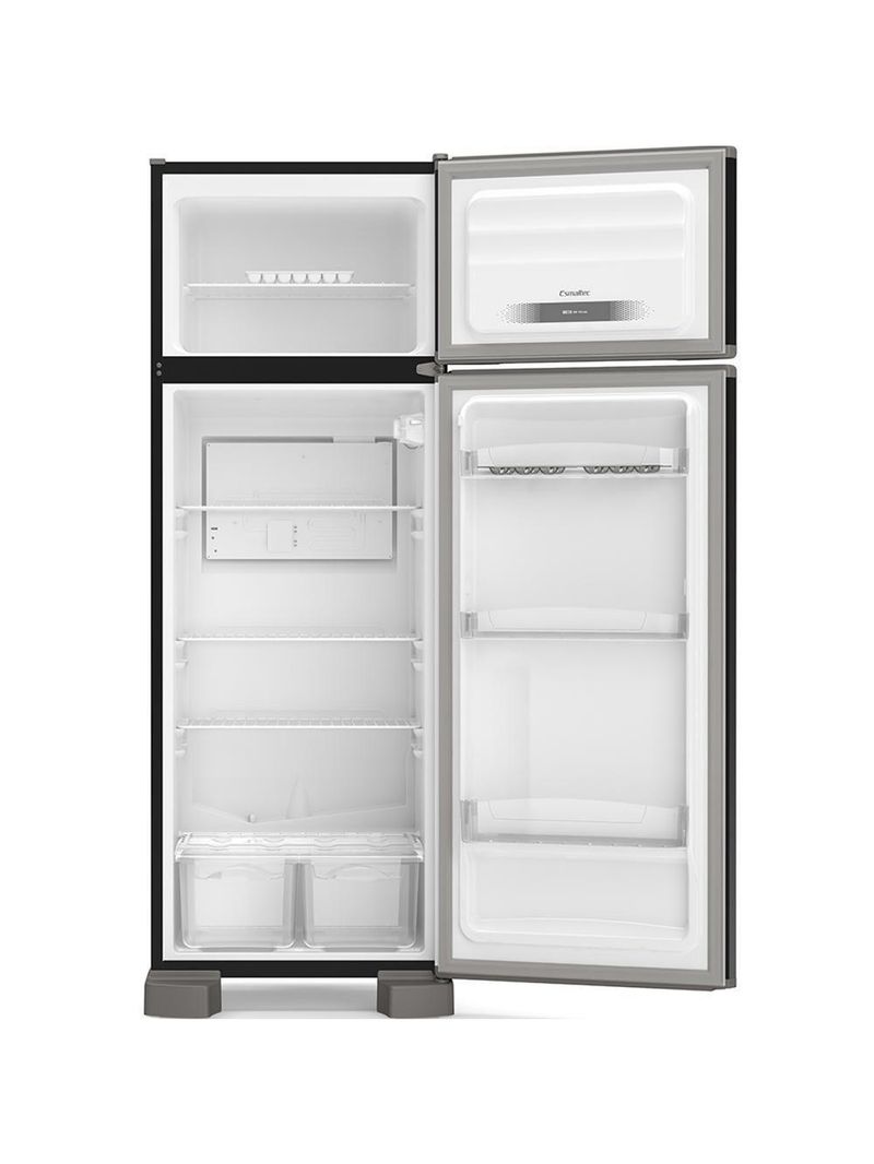 Geladeira Esmaltec 306L Degelo Manual E Compressor Inverter RCD38 PRO Preta 110V