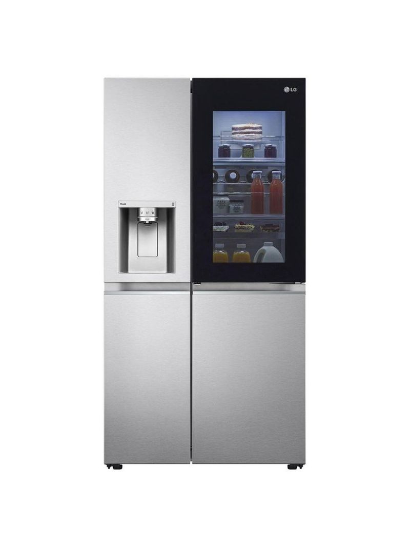 Geladeira LG Side by Side Craft Ice 598L InstaView Inverse Inox 110V GC-X257CSHS
